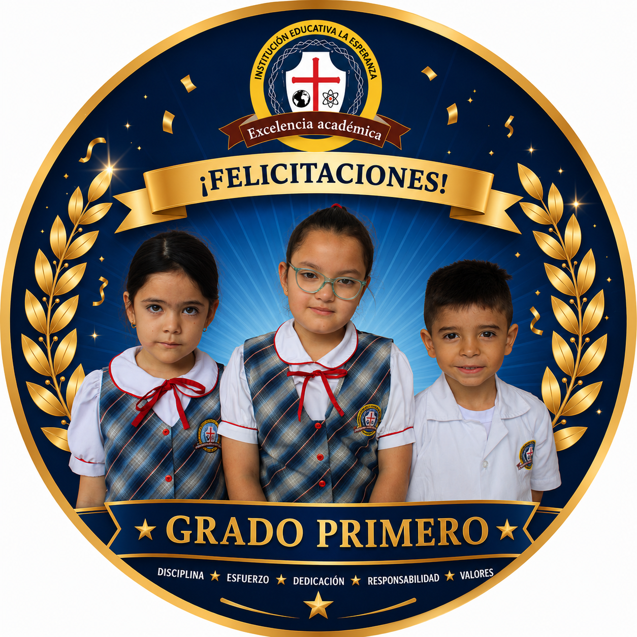 Estudiante destacado de primero - primer período