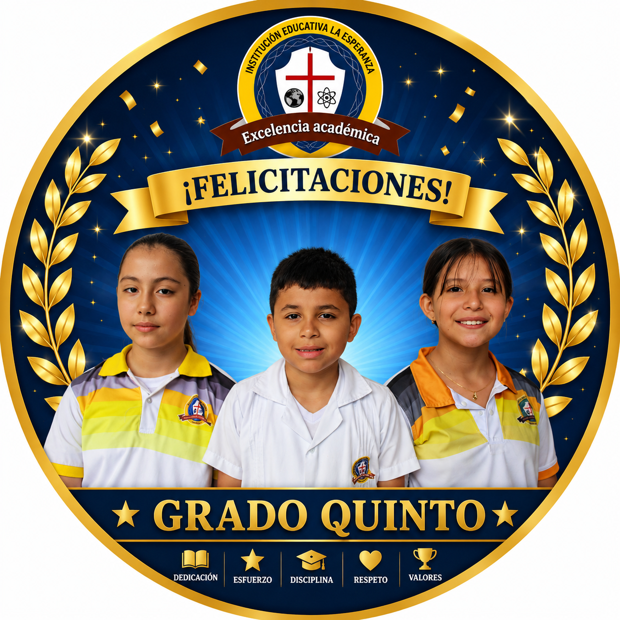 Estudiante destacado de quinto - primer período